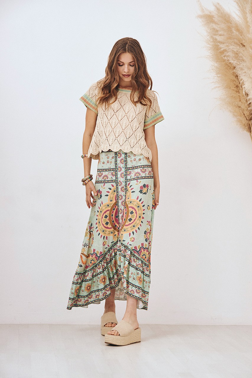 OPENWORK RHOMBUSES TOP 1