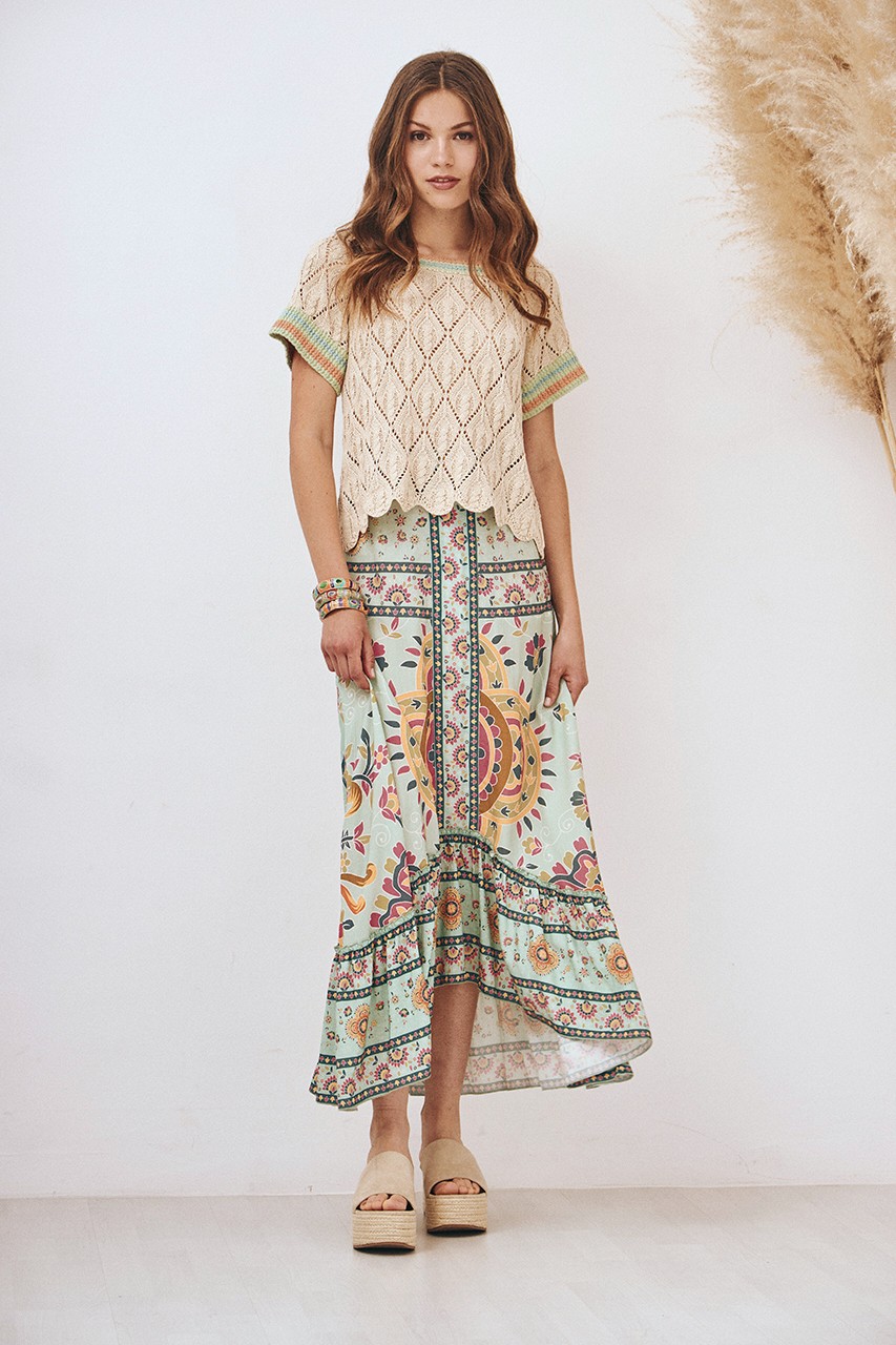 OPENWORK RHOMBUSES TOP