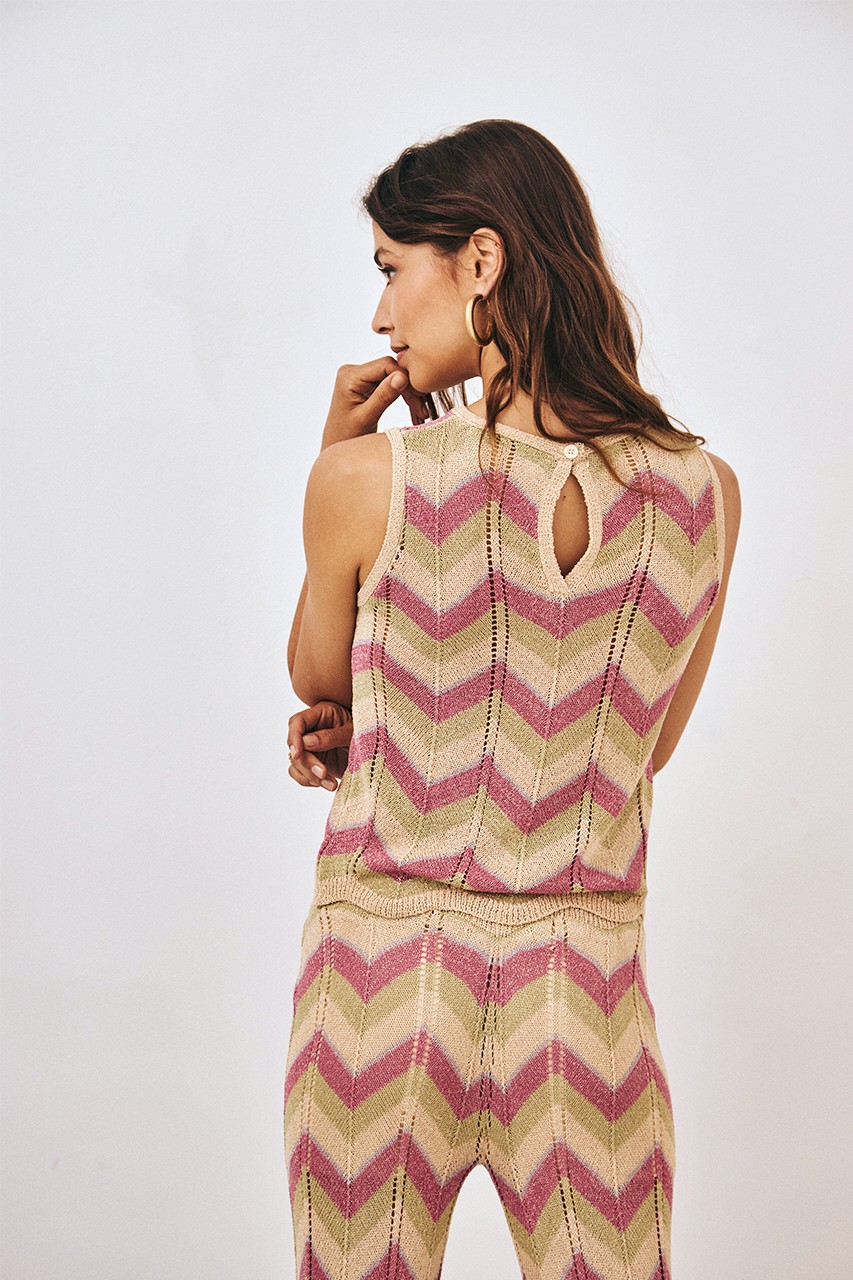 TRICOLOR JACQUARD TOP 4
