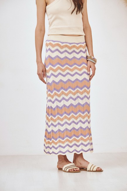 FALDA PUNTO ZIG ZAG
