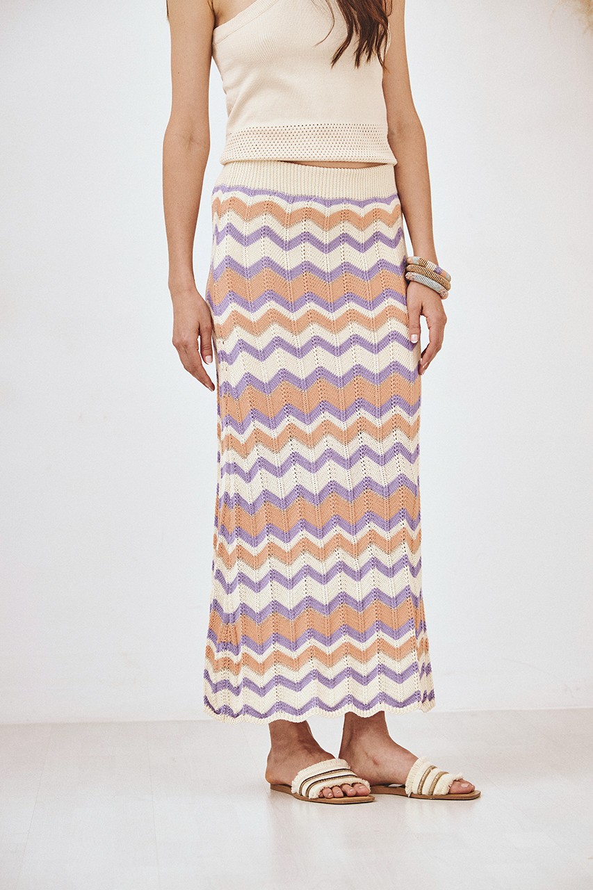 ZIG ZAG KNITTED SKIRT 2
