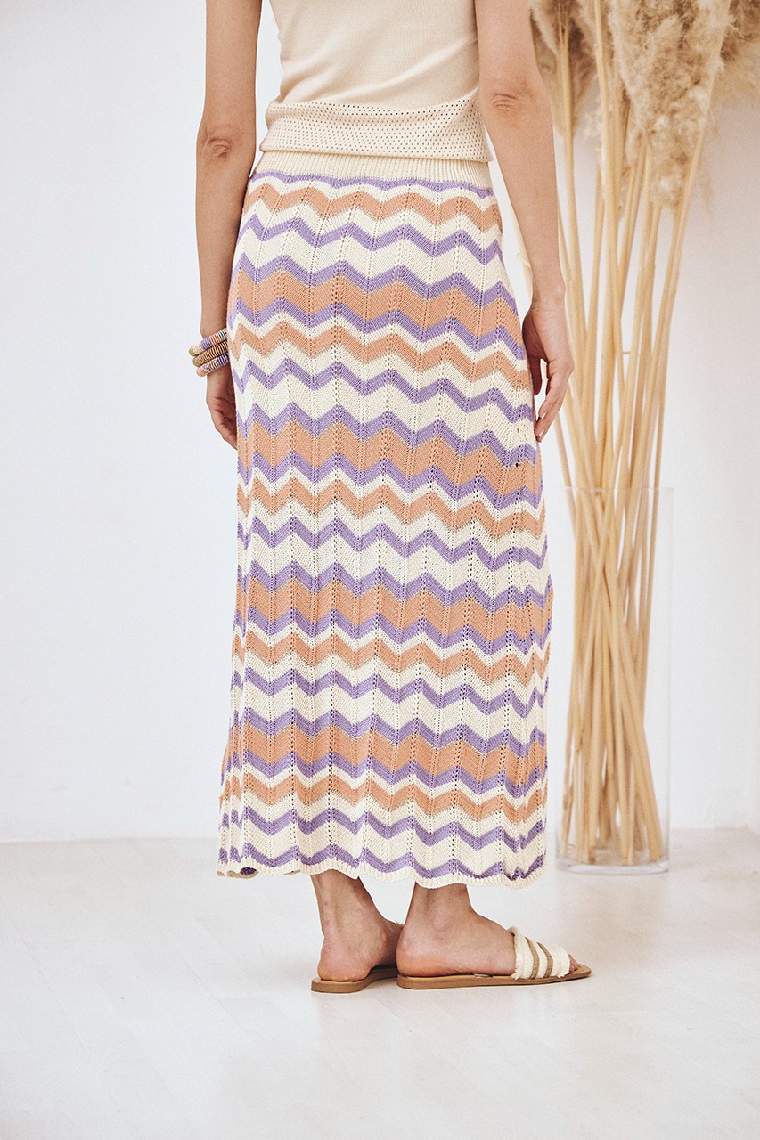 ZIG ZAG KNITTED SKIRT 3