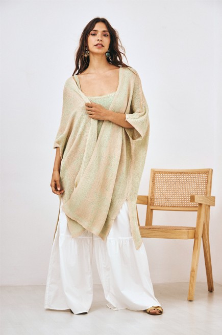 KIMONO LARGO JACQUARD 