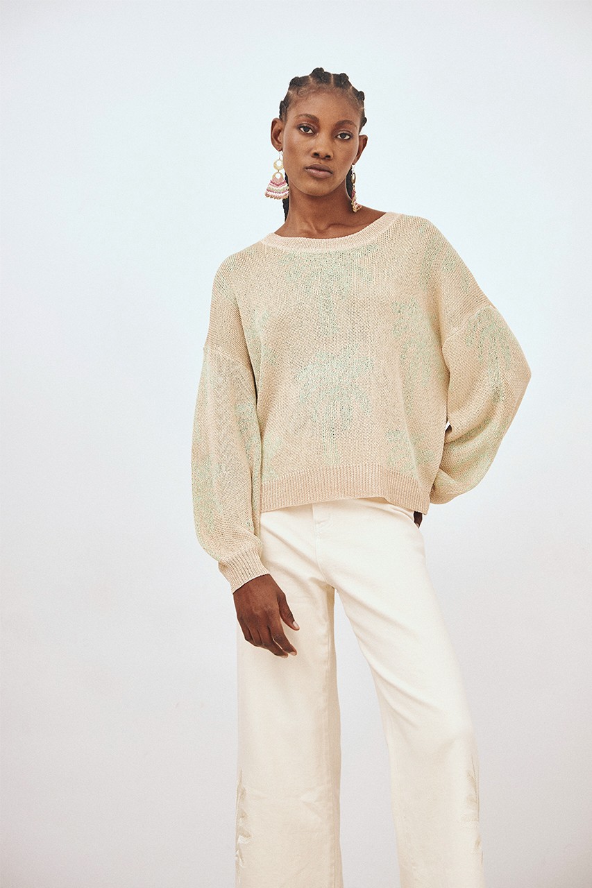 JERSEY JACQUARD OVERSIZE