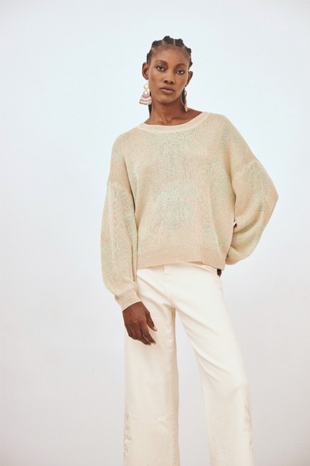 OVERSIZE JACQUARD SWEATER