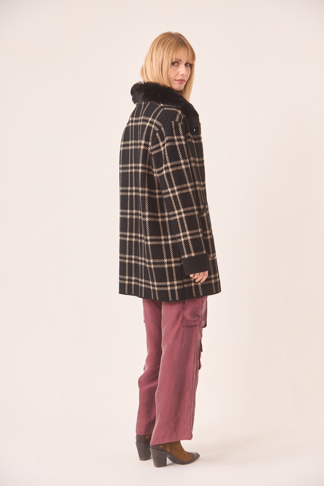 PLAID COAT 2