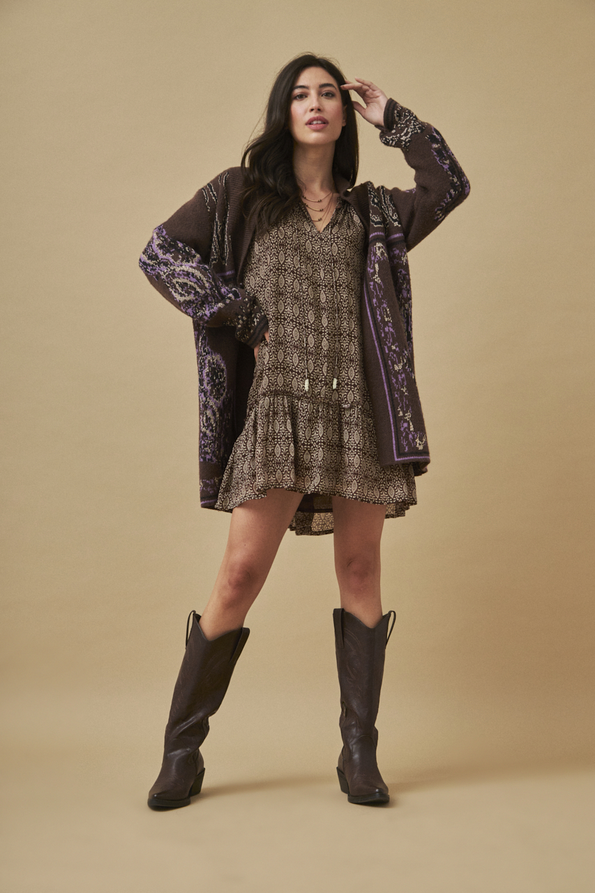 Tribal cheap embroidered dress